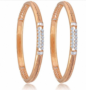 <b>Indian</b> Supply Top Selling Sparkle Diamond Elegant <b>Bangles</b> Bracelet for Women for Daily Wear At Wholesale Price - Product Image 3