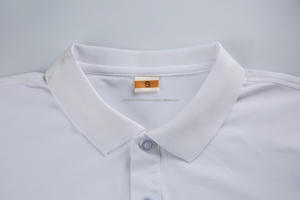 Prix d'usine 200 grammes de tissu modal uni - Chemise polo en modal de couleur unie, coupe ajustée, chemise polo de golf pour homme - Product Image 4