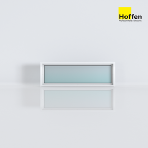 Fabriqué en Thaïlande HOFFEN Fenêtre en uPVC 120x40 cm Blanche Insonorisée Imperméable Isolation Thermique - Product Image 1