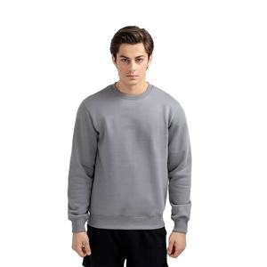 Sudadera de manga larga para hombre Jersey de cuello redondo esencial OEM ODM Sudadera para hombre con logotipo personalizado a granel al por mayor - Product Image 1