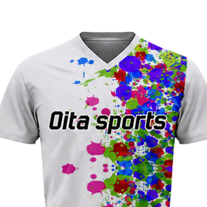 Uniforme de Voleibol Sublimado Multicolor Blanco, Conjunto de Camiseta de Manga Corta y Pantalones Cortos, Ropa Deportiva Personalizada para Equipos, Ropa para Partidos Atléticos - Product Image 4