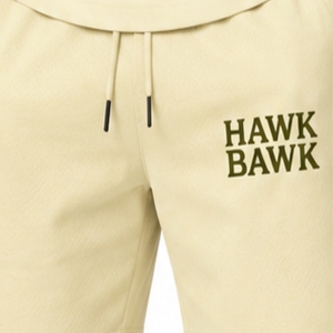 Shorts en maille pour hommes, légers, décontractés, avec cordon de serrage, texture respirante, taille élastique décontractée, style décontracté, logo frontal respirant - Product Image 4
