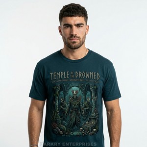 Camiseta de Invierno Personalizada para Hombre con Gráfico de Horror, Escena de Nieve con Zombis, Camiseta de Algodón de Alta Calidad, Estilo Urbano, Venta al Por Mayor - Product Image 4