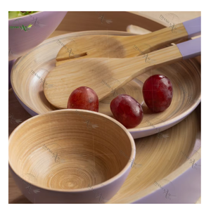 Ensemble de cuillères en bambou artisanales, écologiques, durables et de haute qualité, articles de cuisine, cadeaux, artisanat vietnamien, best-sellers - Product Image 1
