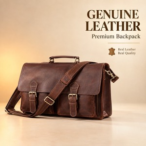 Premium Handmade Real Leather <b>Small</b> Sport Messenger <b>Bag</b> Crossbody Shoulder Satchel <b>Laptop</b> Work Office Travel Unisex Business - Product Image 1