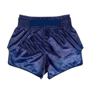 Shorts de boxe personnalisés par sublimation, unisexe, séchage rapide, polyester, vêtements d'arts martiaux, entraînement physique pour adultes, shorts de sport - Product Image 1