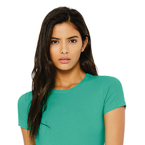 Camisetas Cortas de Verano para Mujer, Camisetas Cortas con Logotipo Personalizado, 100% Algodón, Camisetas Cortas para Mujer - Product Image 4