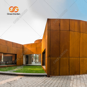 Revestimiento de acero moderno, revestimiento de pared de cortina de fachada, láminas de acero Corten para revestimiento - Product Image 4