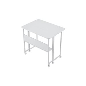 <b>Small</b> 31.5 Inch Foldable Computer <b>Desk</b> for Home Office White 80*58 for <b>Small</b> <b>Spaces</b> Writing & Study in Bedroom - Product Image 4