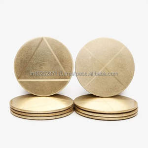 Posavasos de metal con textura martillada con acabado rústico mate adecuado para la decoración de la sala de estar de la cocina del comedor de la granja - Product Image 5