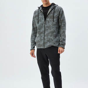 Sweat à capuche de chasse camouflage d'extérieur avec tissu à séchage rapide et coupe-vent, manches longues, doublure douce, parfait pour la forêt - Product Image 2