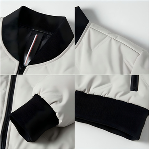 Chaqueta Acolchada Moderna para Hombre, con Capucha, Reversible, Impermeable, Transpirable, con Cierre Frontal, para Invierno - Product Image 6