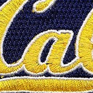 Patch logo brodé jaune et bleu en PVC 3D, tissu tissé gaufré en cercle, à coudre, avec options de forme et de matériau personnalisées - Product Image 4