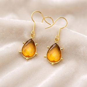 Ratnarachit Labradorite Brass <b>Earrings</b> 12x5mm Rounded Rectangle Wire Wrapped Gold Plated Minimalist Women's <b>Studs</b> for Gift - Product Image 3