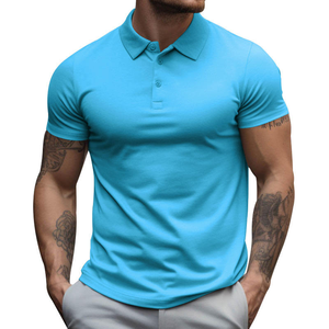 Chemises polo pour hommes avec logo personnalisé OEM, séchage rapide, sublimation, coupe ajustée, simple boutonnage, broderie pour uniforme d'équipe - Product Image 4