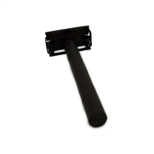 Maquinilla de Afeitar de Doble Hoja para Rostro, Acero Inoxidable, Acabado Cromado Espejo, Alta Calidad - Product Image 2
