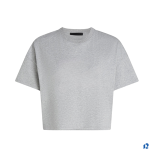 Camisetas Cortas Grises para Hombre, 180g, Algodón Suave, Transpirable, Bordadas, Tejidas, Formales, para Fitness, con Marca Personalizada - Product Image 6