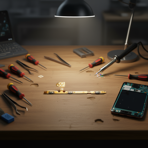 Cavo flessibile di ricambio per alimentazione e volume per Samsung Galaxy A42 5G, per la riparazione di telefoni cellulari - Product Image 3