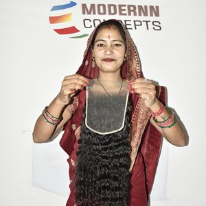 Extensions de cheveux humains bruts vierges indiens bouclés, cuticules alignées, de qualité supérieure, 6*6 HD Closure, provenant d'un seul donneur, vente en gros - Product Image 6