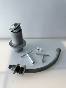 Herrajes para segmentos de túneles de metro/subterráneo - (Incluye: Tubería de inyección de cemento / Manguito de inserción / Perno curvo) - Product Image 1