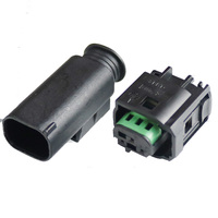Jinhang3p-LF 3-poliger weiblicher Kupfer-Nylon-Autostecker, IP67 wasserdichter Adapter für Rückfahrkamera-Parksensor-Buchsenkabelstecker