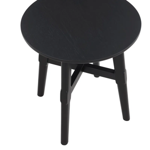 Table d'appoint en bois d'acacia moderne faite à la main Table de chevet de conception noire pour salon chambre à coucher jardin extérieur patio hôtels-Vietnam - Product Image 3