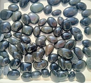 Cabujón de Obsidiana Arcoíris, Gema Suelta de Obsidiana Natural, Corte Ovalado, Gema Negra y Arcoíris - Product Image 5