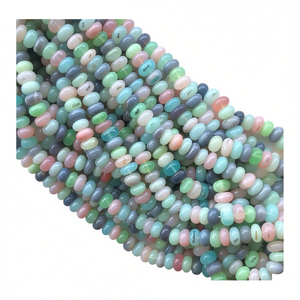 Multicolor Rondelle Crystal Lampwork Glass <b>Beads</b> for Jewelry Making Bulk <b>Loose</b> <b>Beads</b> - Product Image 2