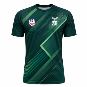 Maillot de football vert personnalisé sublimé 2026 à séchage rapide pour l'entraînement – Vêtement de sport - Product Image 1