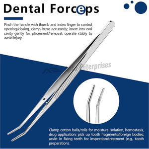 Dental Mirror Pick Spatula File Forceps 304 Stainless Steel Professional Manual Dental <b>Tools</b> Kit 6-Piece <b>Teeth</b> <b>Cleaning</b> Set - Product Image 6