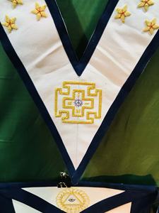 Nouvel tablier de 43e degré du Rite écossais avec col brodé -Hse - Product Image 6