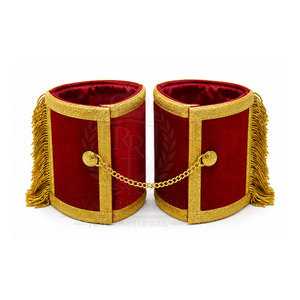 Manchettes maçonniques personnalisées avec des détails élégants, tissu doux et finition de qualité pour chemises formelles, vestes et accessoires vestimentaires - Product Image 6