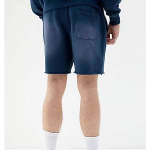 Pantalones Cortos de Algodón Vintage con Efecto Desgastado para Hombre, Estilo Acid Wash, para Correr y Hacer Ejercicio, con Diseño y Talla Personalizados, Estilo OEM - Product Image 6