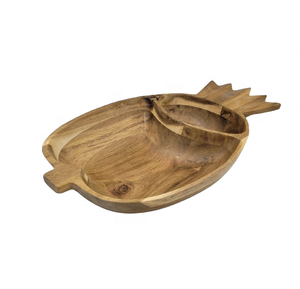 Bandeja de plato de madera de alta calidad, plato de postre/plato de madera de acacia en forma de guitarra, 30x16x4cm/cuencos de madera con cuchara de cocina - Product Image 5