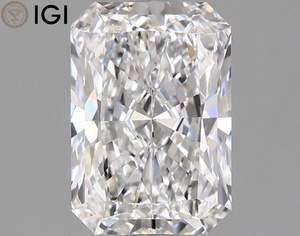 Diamant de laboratoire moderne Radiance 1,22 CT taille Radiant, couleur E, clarté VVS2, certificat IGI, prêt pour la fabrication de bijoux - Product Image 1