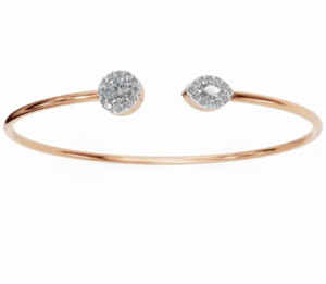 Pulsera Kada La Dualite Radiance con Diamantes Marquise de 9kt, 14kt, 18kt en Oro Amarillo, Rosa y Blanco, 0.634 Quilates, 26 Diamantes Naturales - Product Image 6