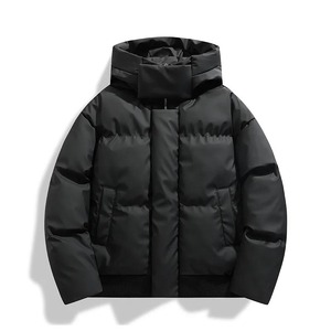 Men's Hooded Puffer Jacket Lightweight Thermal Insulated Winter <b>Coat</b> for Outdoor Hiking Travel and Cold Weather Protection - Product Image 3