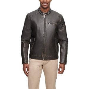 Chaqueta de cuero para hombre de última moda, alta calidad, 100% piel de vaca original, tela de alta calidad para chaqueta de invierno para hombre - Product Image 6