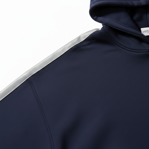 Ensemble de survêtement pour homme en coton épais, deux pièces, avec sweat à capuche zippé, personnalisé, de luxe, haute qualité, comprenant un sweat à capuche et un pantalon de survêtement. - Product Image 2