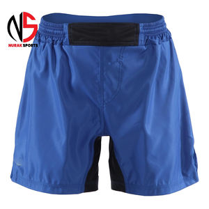 Équipement sportif actif personnalisable, short de basketball/boxe respirant avec logo sur le devant |   Tissu de performance à coupe ample pour la salle de sport et le MMA - Product Image 1