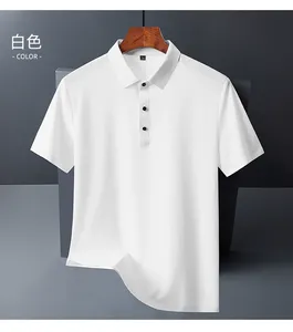 Chemise en coton vert sarcelle pour homme, manches courtes, tricotée, coupe classique, couleur unie, décontractée, sérigraphiée, teinte unie, col rond, séchage rapide, 180 grammes - Product Image 3