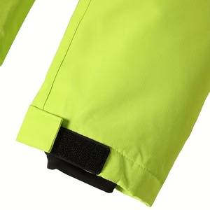 Veste d'hiver pour homme en polyester, haute visibilité, réfléchissante, de sécurité, avec fermeture éclair et boutons. - Product Image 6