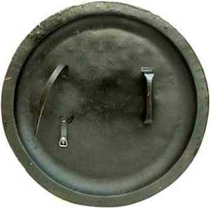 Bouclier Spartan artisanal en acier doux, finition cuivre antique, bouclier rond de guerrier grec pour cosplay médiéval et décoration intérieure - Product Image 5