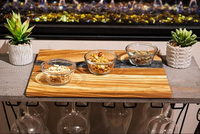 Planche à découper et à servir en résine, durable, facile à nettoyer, compatible lave-vaisselle, idéale pour le fromage, les charcuteries et les aliments – Vente chaude