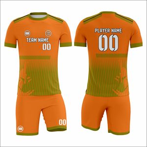 Conjunto de Camiseta y Pantalones Cortos de Fútbol Personalizados al por Mayor, Uniforme de Fútbol Transpirable de Secado Rápido, Proveedor OEM de Ropa Deportiva para Equipos - Product Image 1