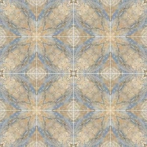 Les dalles de correspondance en marbre italien Staturario Venato conçoivent en fonction du client finition brillante 60x60cm Carreaux de sol en porcelaine 600x600mm taille personnalisée - Product Image 3