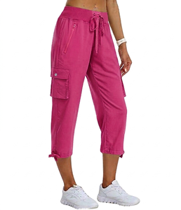 Top Class Fashioned Women Cargo Trousers Very Attractive Solid Colour top Quality Lightweight Hot Selling Women CargoTrousers - Product Image 1