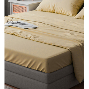 Huge Selling Assured Quality Suitable for All Season 130 GSM Fabric Density 4 Pcs Polyester Bedsheet Set for Bulk Buyers - Product Image 1