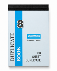 Hawamahal Duplicate <b>Book</b> 100 + 100 CARBON No 8 Duplicate <b>Book</b> 100 ruled + 100 Plain Pages (White) - Product Image 1