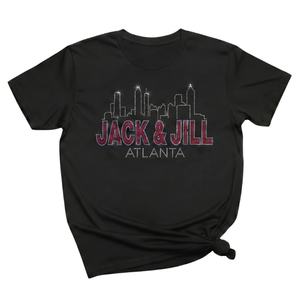 T-shirt graphique Chapter Skyline en coton doux, col rond, manches courtes, vêtements décontractés à la mode, vêtements à porter au quotidien - Product Image 1